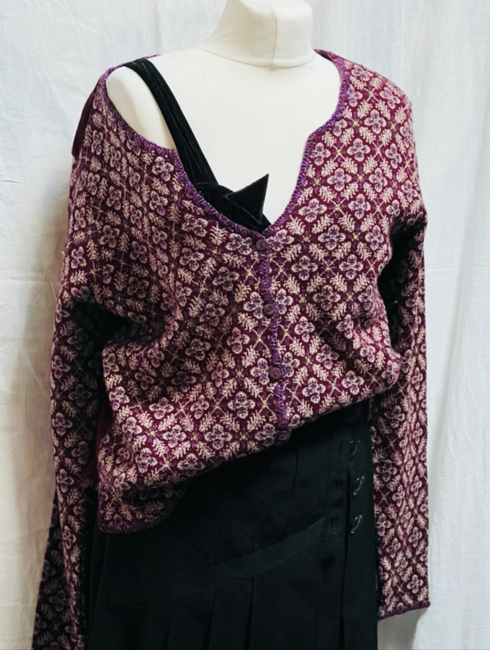Gilet vintage femme 